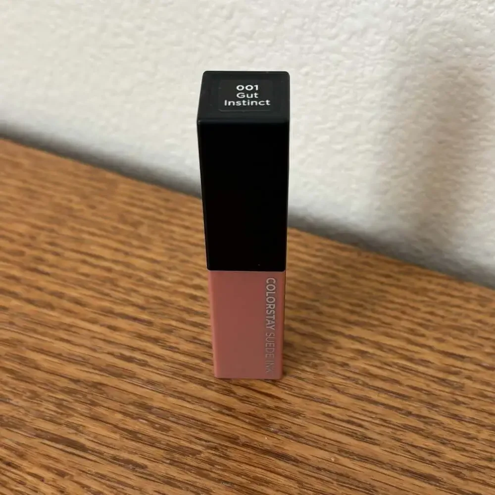 Revlon ColorStay Suede Ink Lipstick NEW SEALED #001 Gut Instinct (0.09Oz/2.55g)